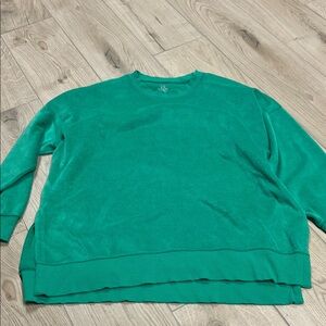 Green Women's Crewneck Sweater